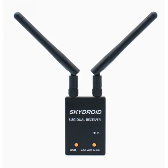 Skydroid 5.8G 150CH Full Channel UVC Dual Antenna OTG with Audio for Android Smartphones Drones Accessories